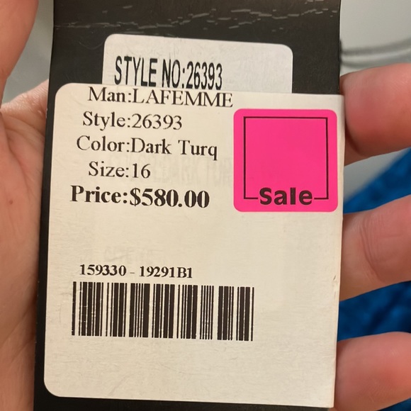 $150 Sale Backless Off Shoulder Gown - Picture 9 of 13